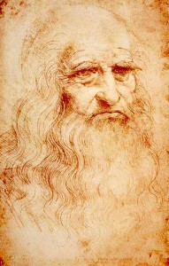 Leonardo Da Vinci, autoportrait (CC0 - domaine public)